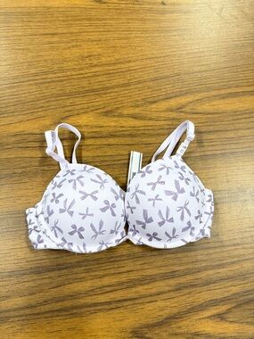 pink vs super push up bra